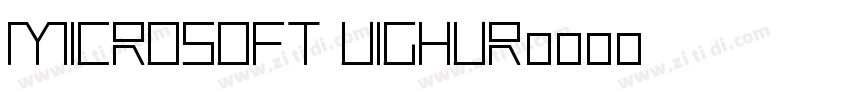 Microsoft Uighur字体转换